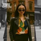 Colorful Abstract Art Shirt | Gallery-Inspired Button-Up Blouse