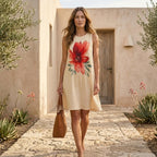 Floral A-Line Pocket Dress | Loose Summer Vacation Dress