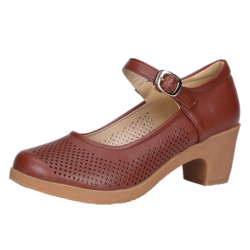 Low block-heel sandals product view