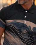 Men’s Whale Art Polo Shirt | Ocean Lover Beach Club Resort Wear