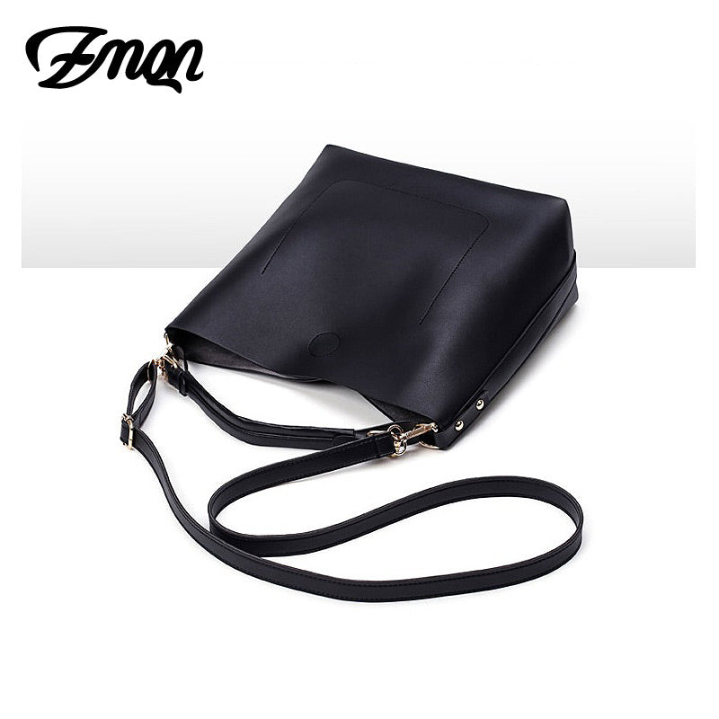Women's large PU shoulder tote bag, approximately 31 × 14 × 29 cm