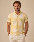 Men’s Lemon Print Polo Shirt | Mediterranean Coastal Resort Wear