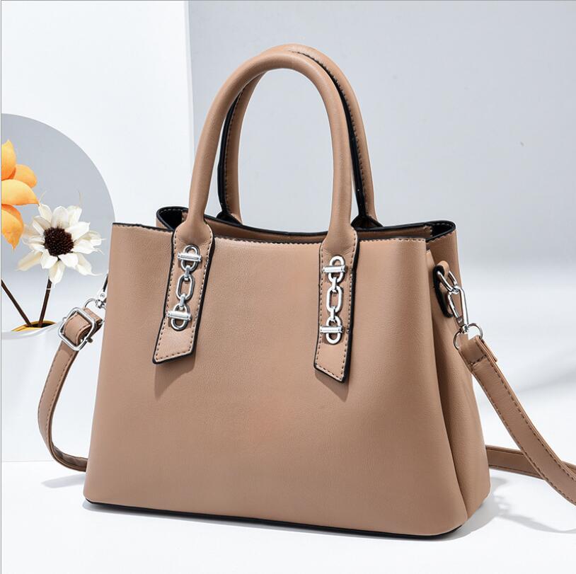 Women's solid shoulder and crossbody bag in eight color options