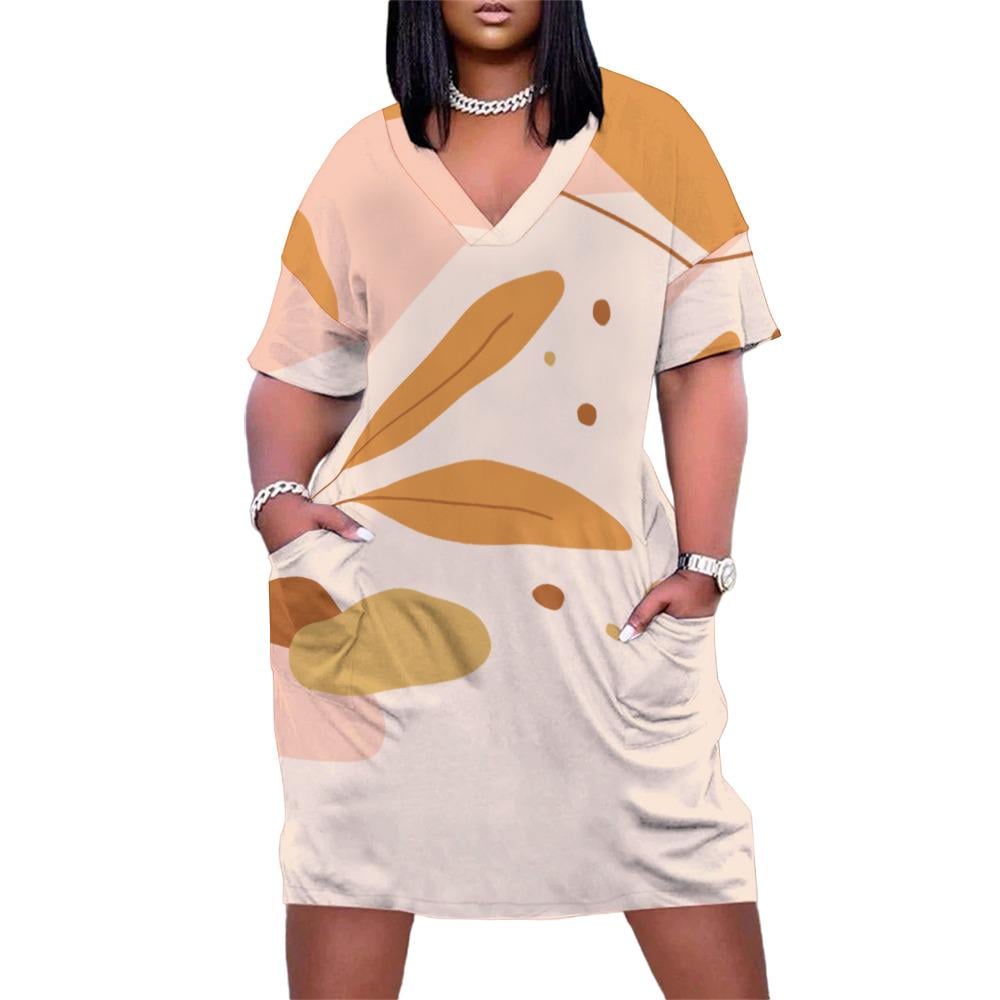 Minimalist Abstract Leaf Dress | Modern White Summer Dress
