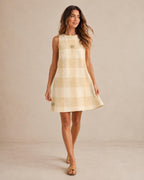 Gingham Mini Dress | Scandinavian Resort Pocket Sundress