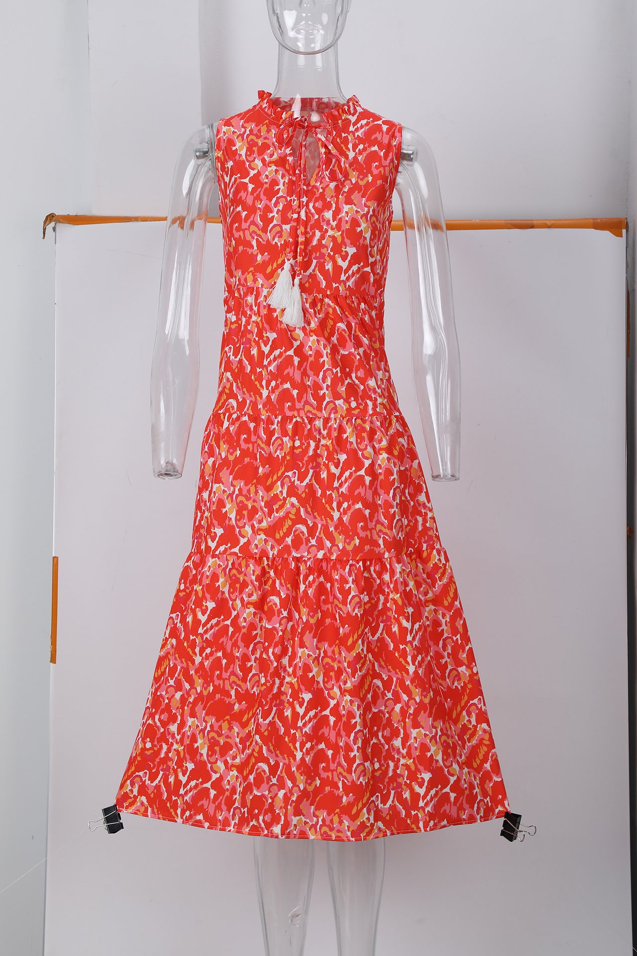 Sleeveless Floral Maxi Dress