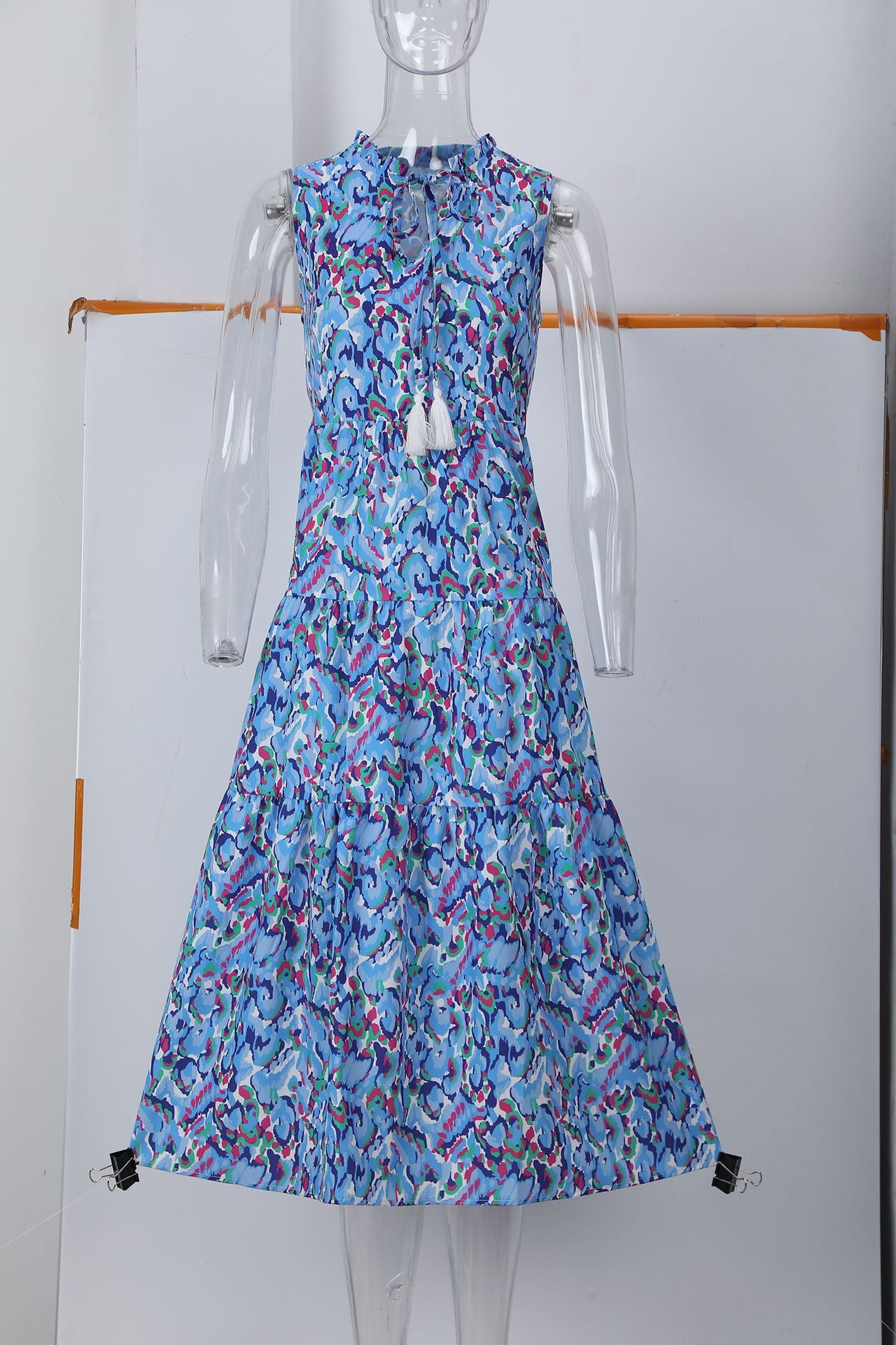 Sleeveless Floral Maxi Dress