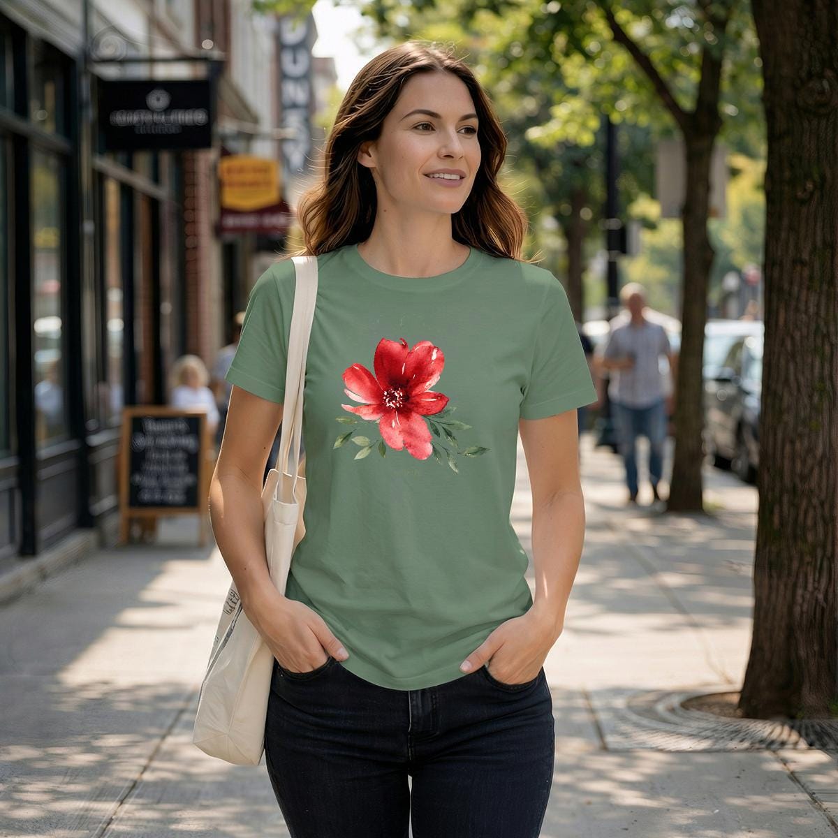Still Blooming Botanical T-Shirt | 100% Cotton Flower Graphic Tee