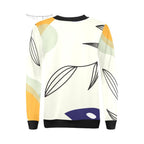 Abstract Leaf Sweatshirt | Minimalist Gallery Pullover