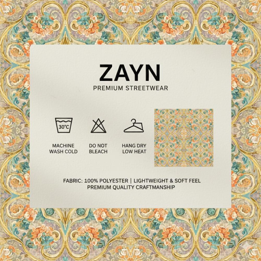 Baroque Print Button-Down Shirt | Unisex Vintage Statement Top