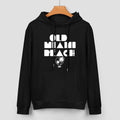 Old Miami Beach Hoodie | 70s Cotton Coastal Sweatshirt
