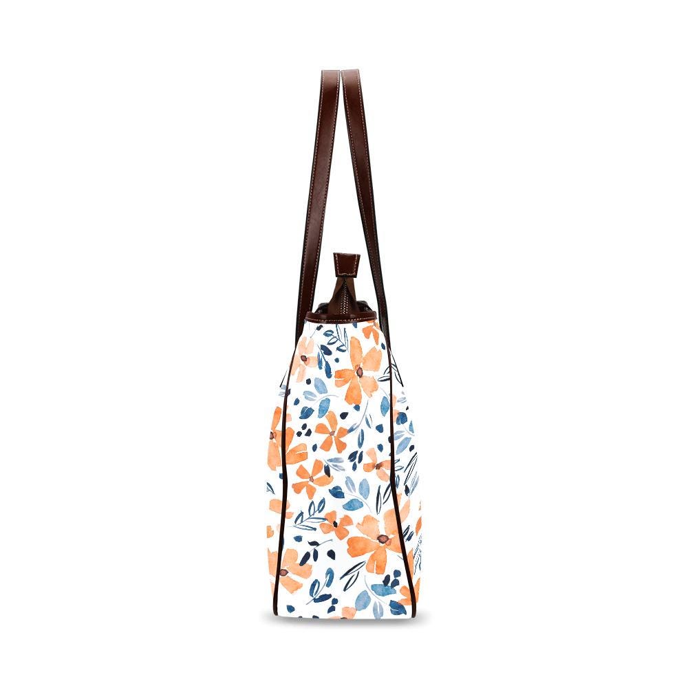 Boho Floral Tote Bag | Water-Resistant Summer Shoulder Bag