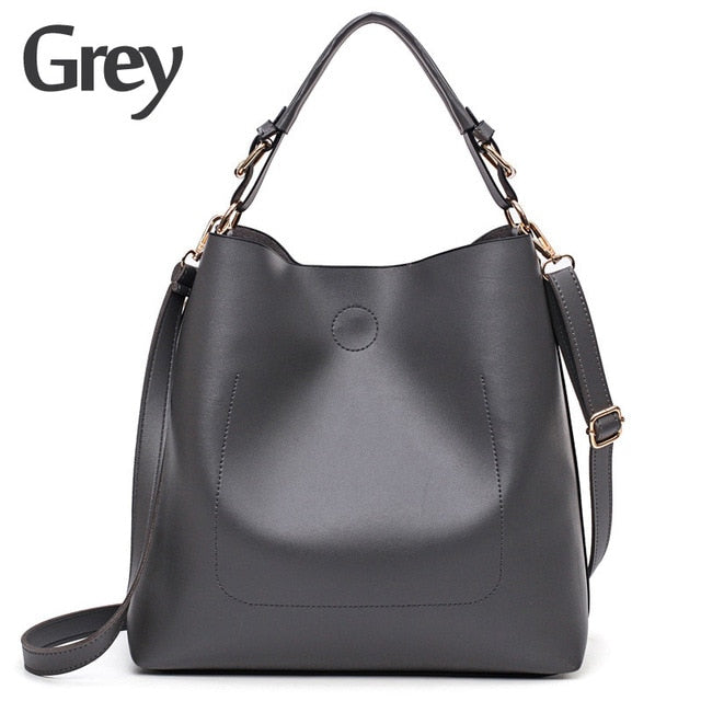 Women's large PU shoulder tote bag, approximately 31 × 14 × 29 cm
