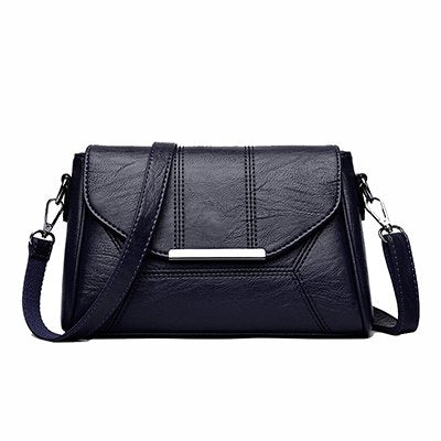 Women's soft PU crossbody shoulder bag, 26 × 8 × 17 cm