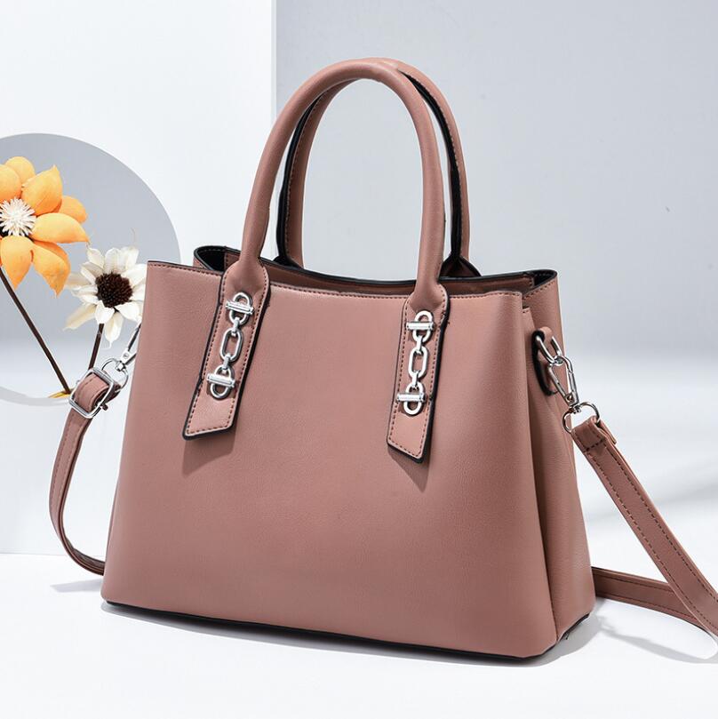 Women's solid shoulder and crossbody bag in eight color options