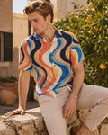 Men’s Lemon Camp Collar Shirt | Mediterranean Resort Wear