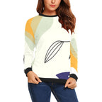 Abstract Leaf Sweatshirt | Minimalist Gallery Pullover