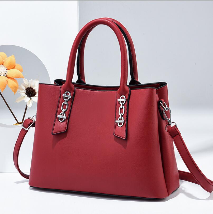 Women's solid shoulder and crossbody bag in eight color options