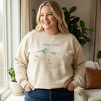 Personalized Floral Mom Sweatshirt | Custom Family Names Gift