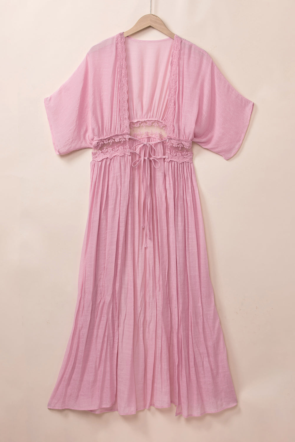 Women's full-length open-front kimono cover-up
