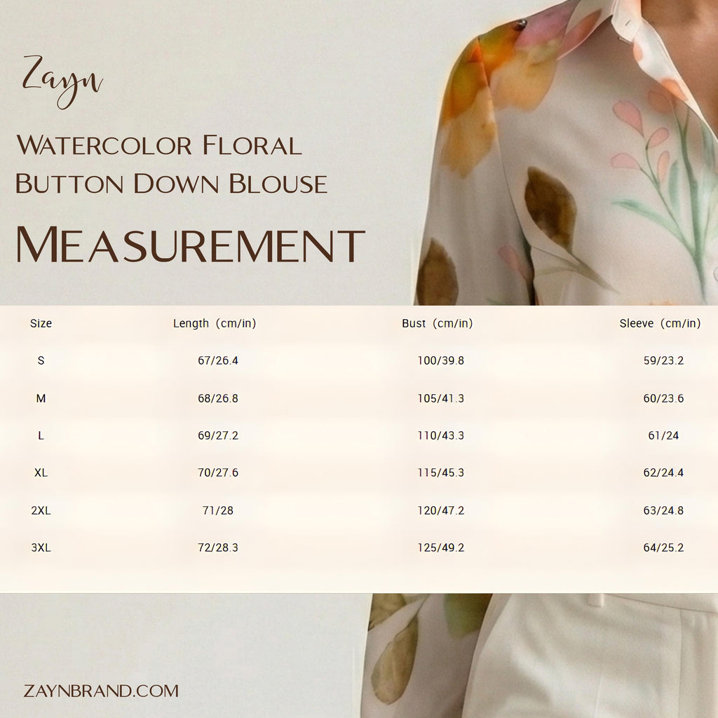 Watercolor Floral Button-Down Blouse | Soft Artistic Spring Top