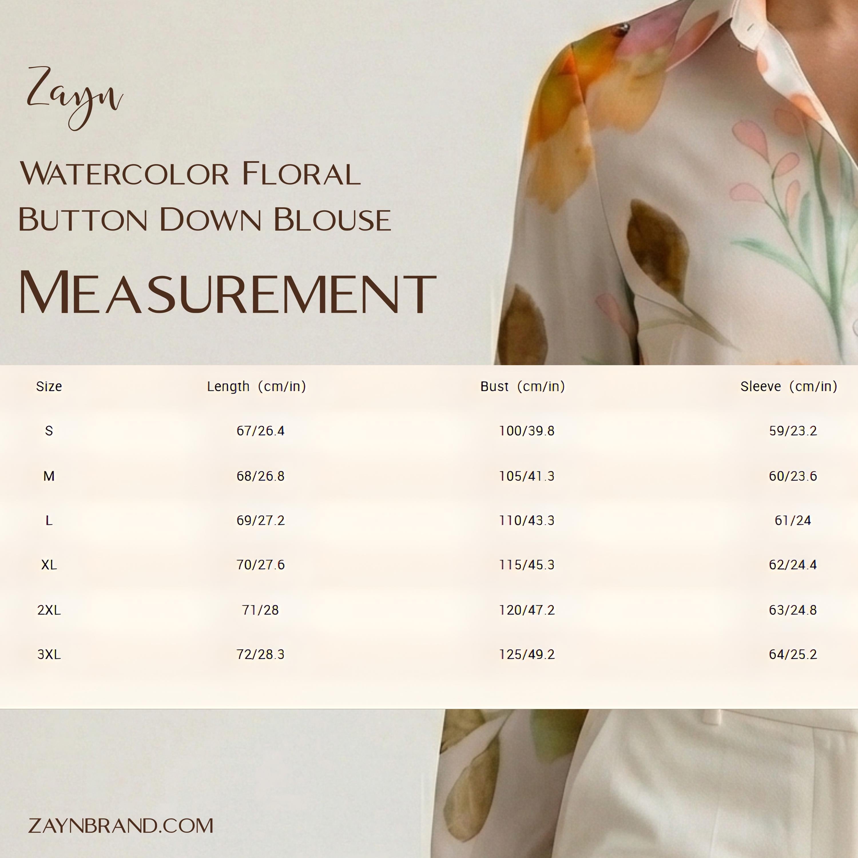 Watercolor Floral Button-Down Blouse | Soft Artistic Spring Top
