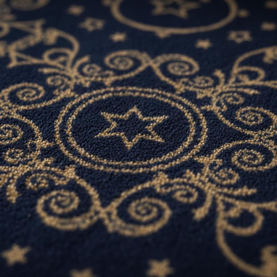 Celestial Gold Hoodie Blanket | Oversized Star Print Loungewear
