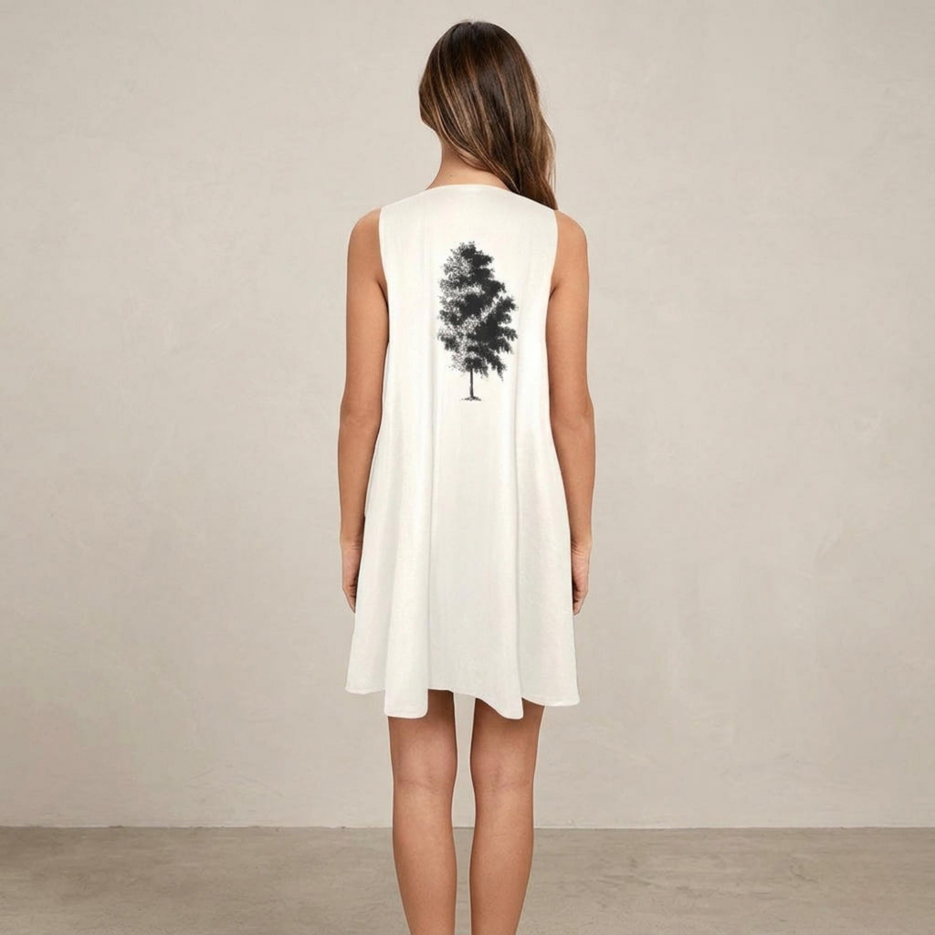 Relaxed A-Line Pocket Mini Dress | Flowy Summer Vacation Dress
