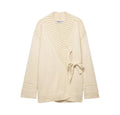 Women's apricot kimono cardigan in sizes S to L