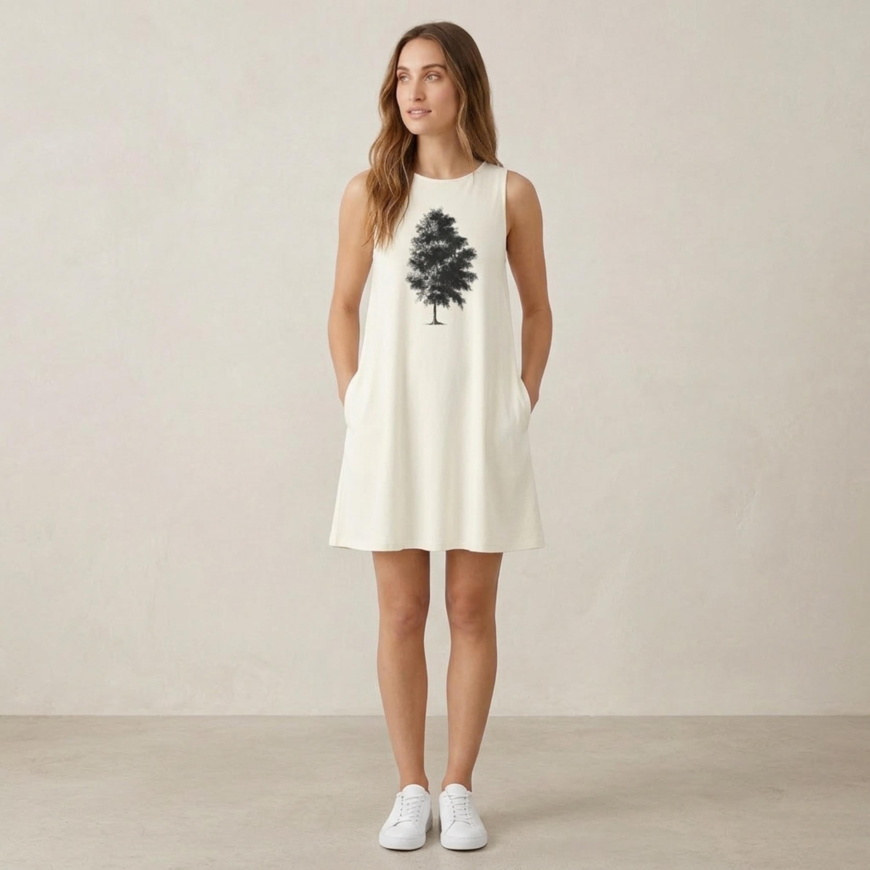 Relaxed A-Line Pocket Mini Dress | Flowy Summer Vacation Dress
