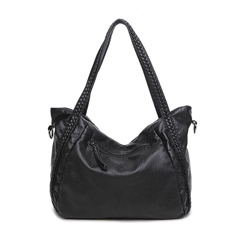 Women's large black hobo tote bag in 47cm or 52cm size