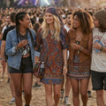 Paisley Boho Tunic Dress | Festival Vacation Shift Dress