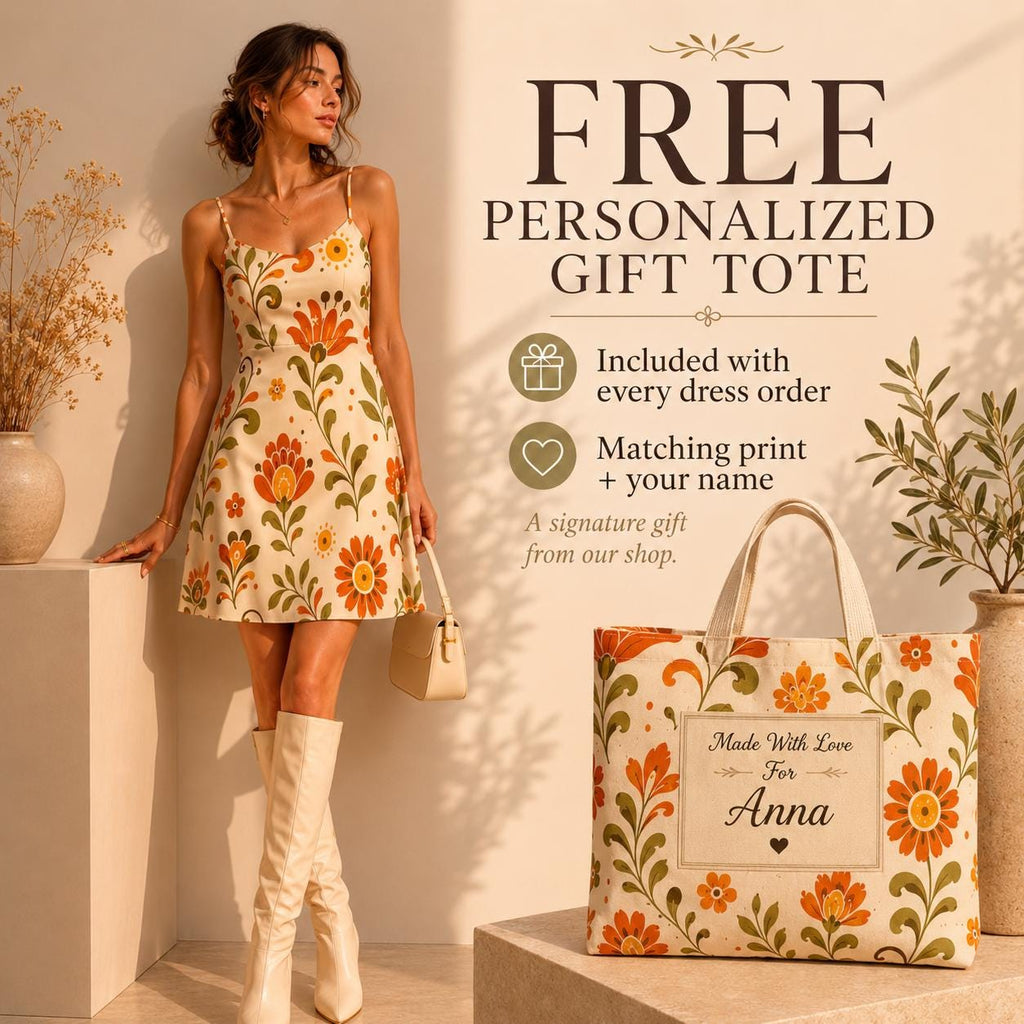 Retro Floral Slip Mini Dress | 70s Boho Vacation Dress