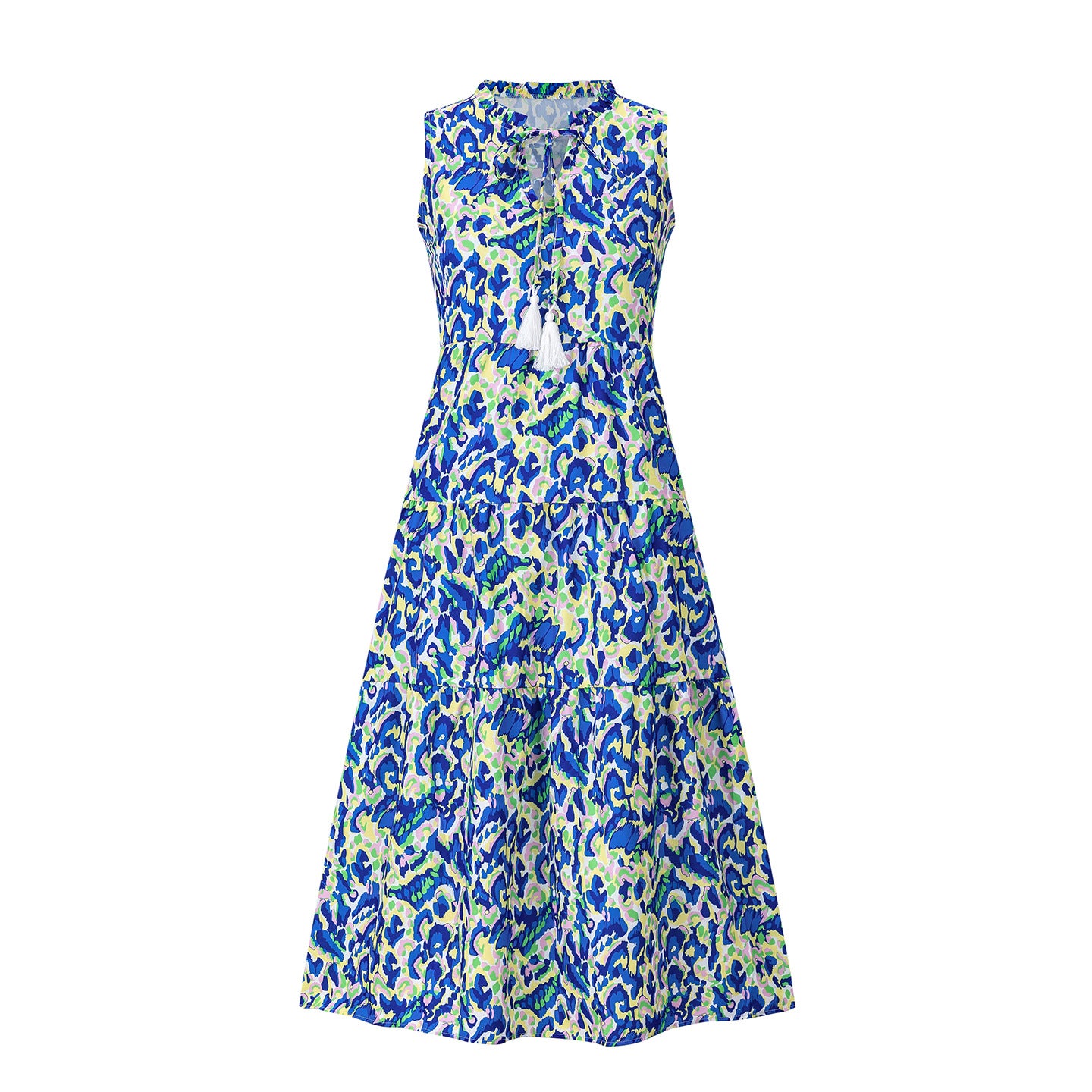 Sleeveless Floral Maxi Dress