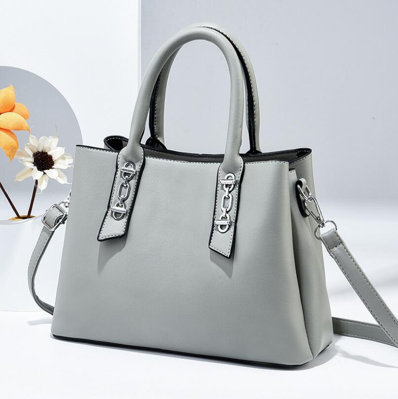 Women's solid shoulder and crossbody bag in eight color options