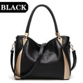 Women's PU zipper shoulder bag, approximately 31 × 13 × 25 cm
