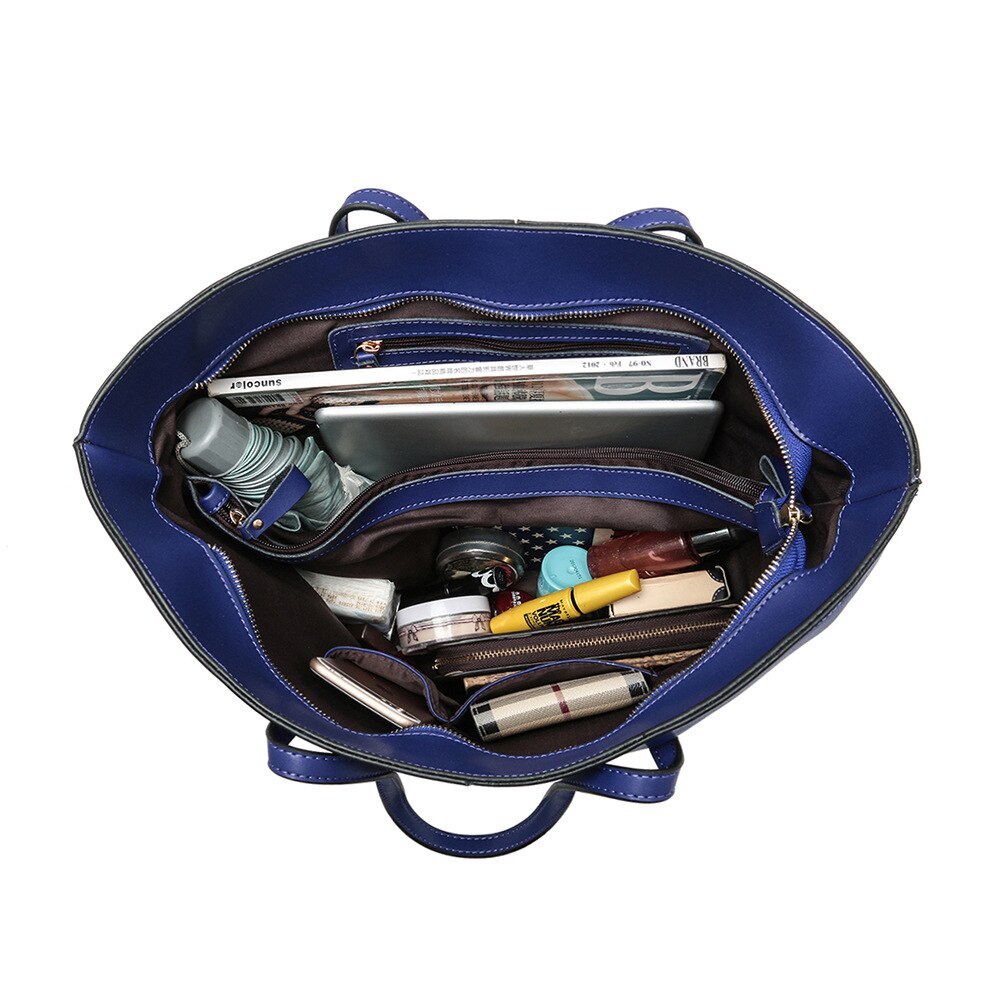 Women's felt puffer tote bag in multiple colors and sizes