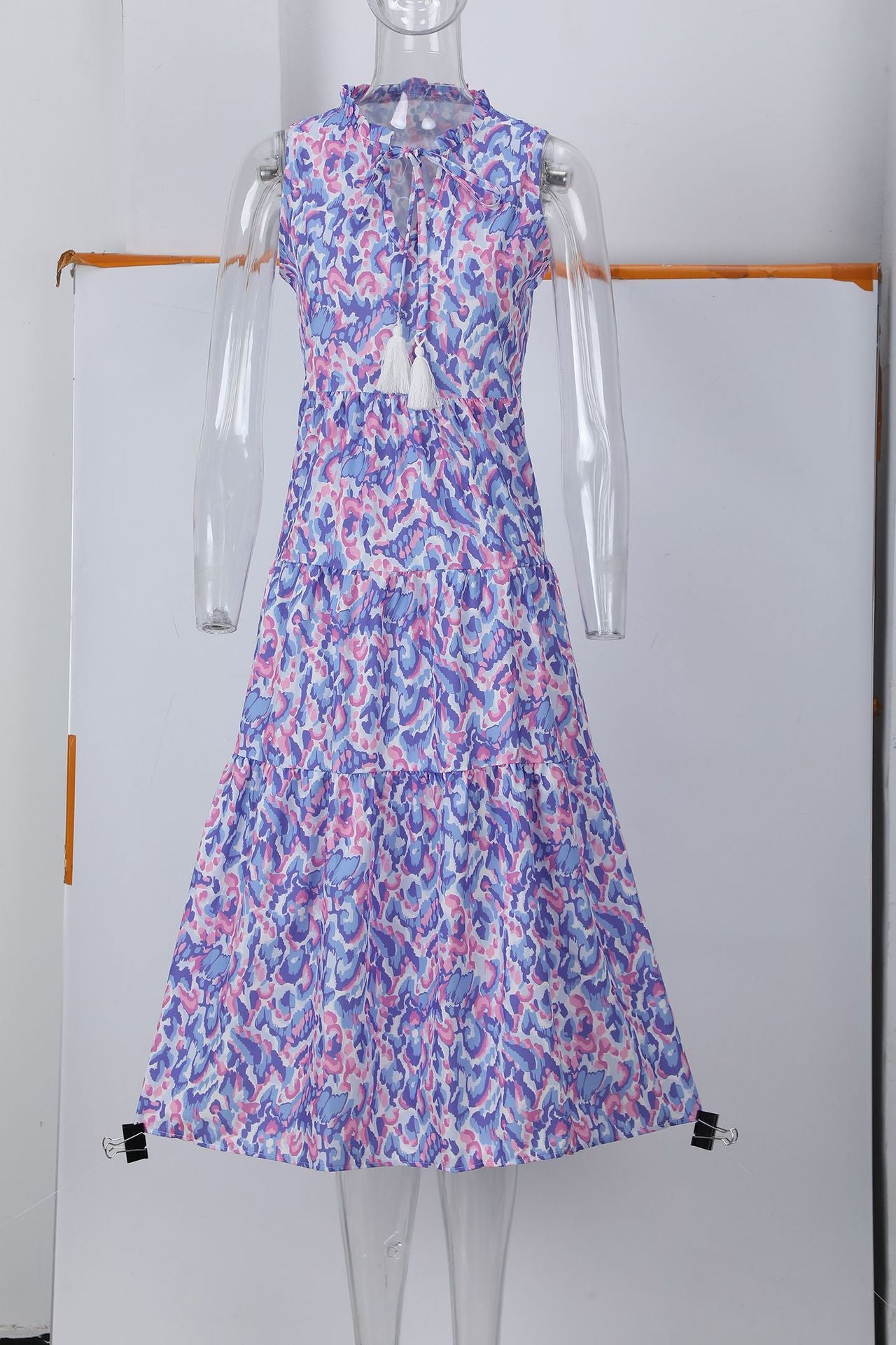 Sleeveless Floral Maxi Dress