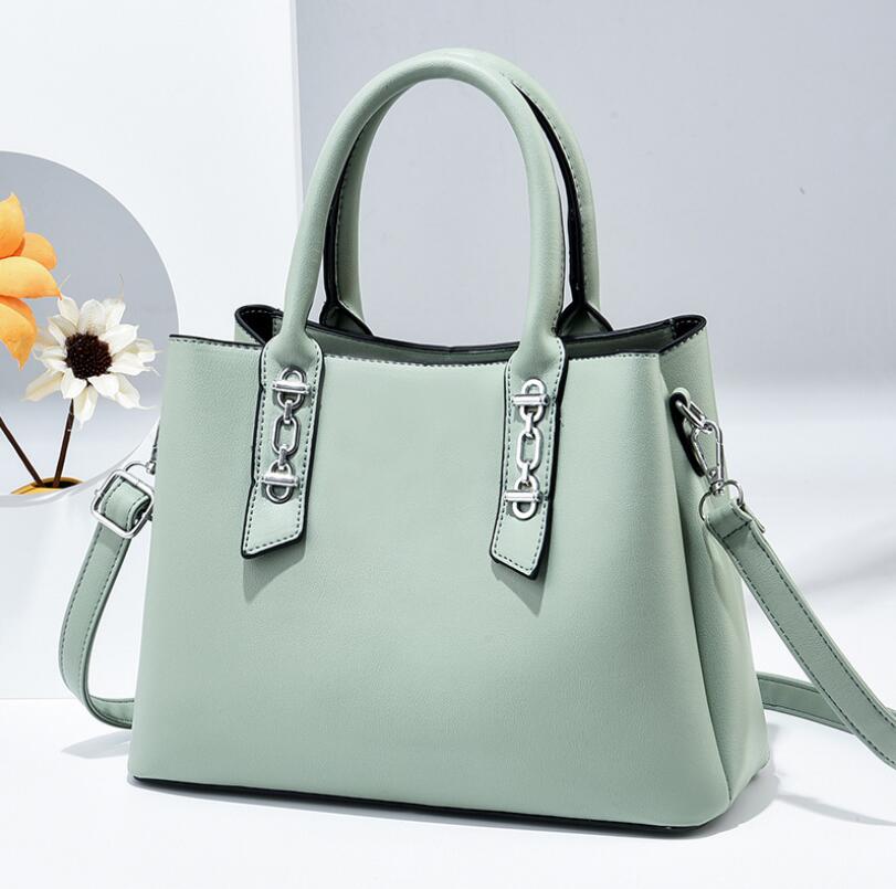 Women's solid shoulder and crossbody bag in eight color options