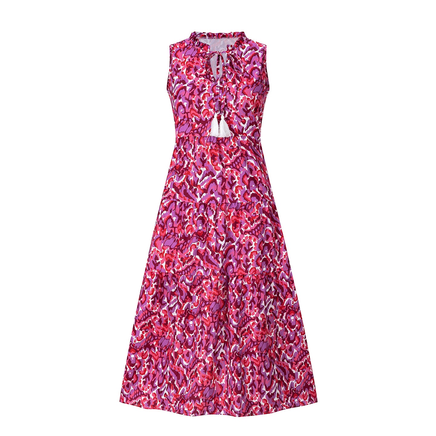 Sleeveless Floral Maxi Dress