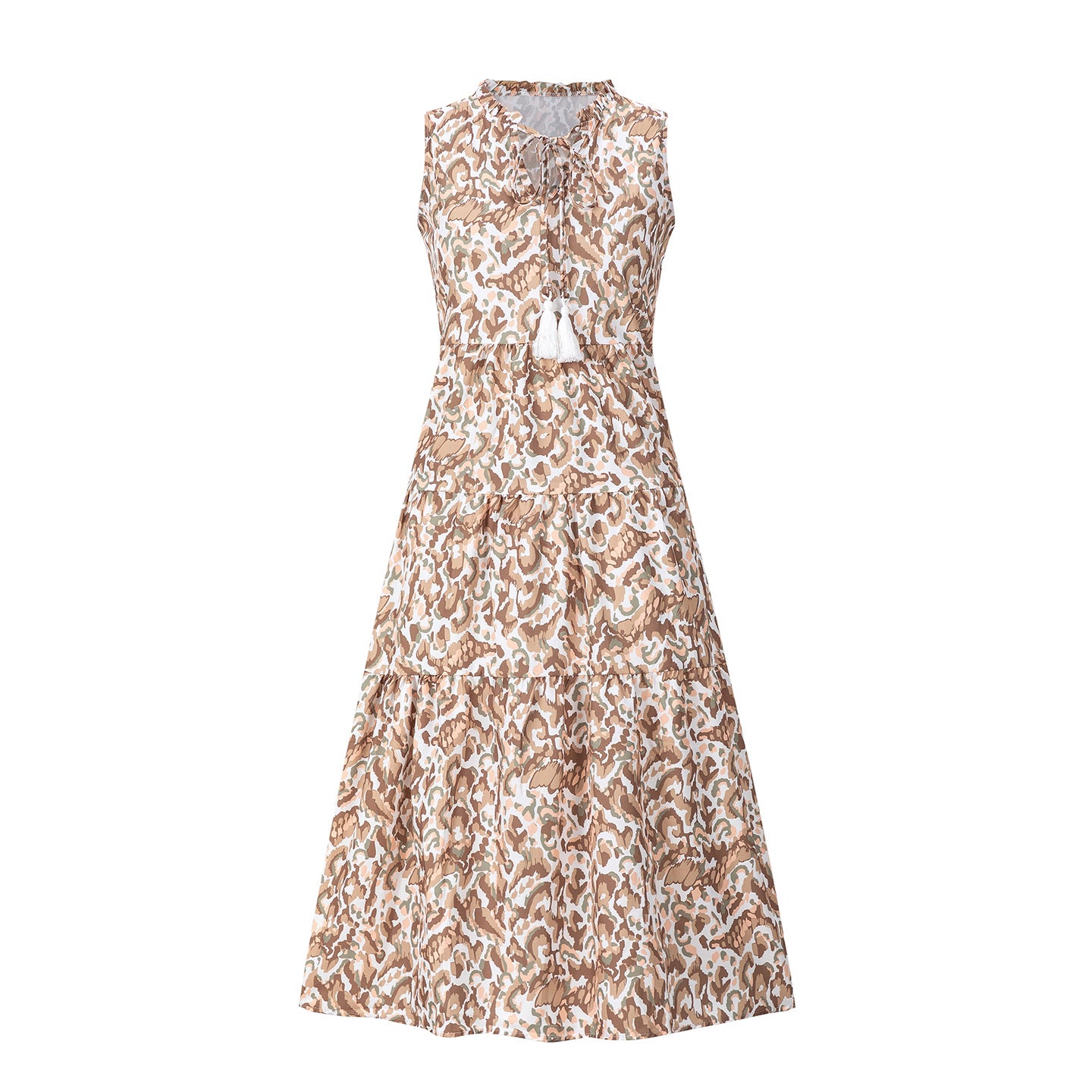 Sleeveless Floral Maxi Dress