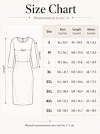 Witchy Geometric 3/4 Sleeve Midi Dress | Orange Black