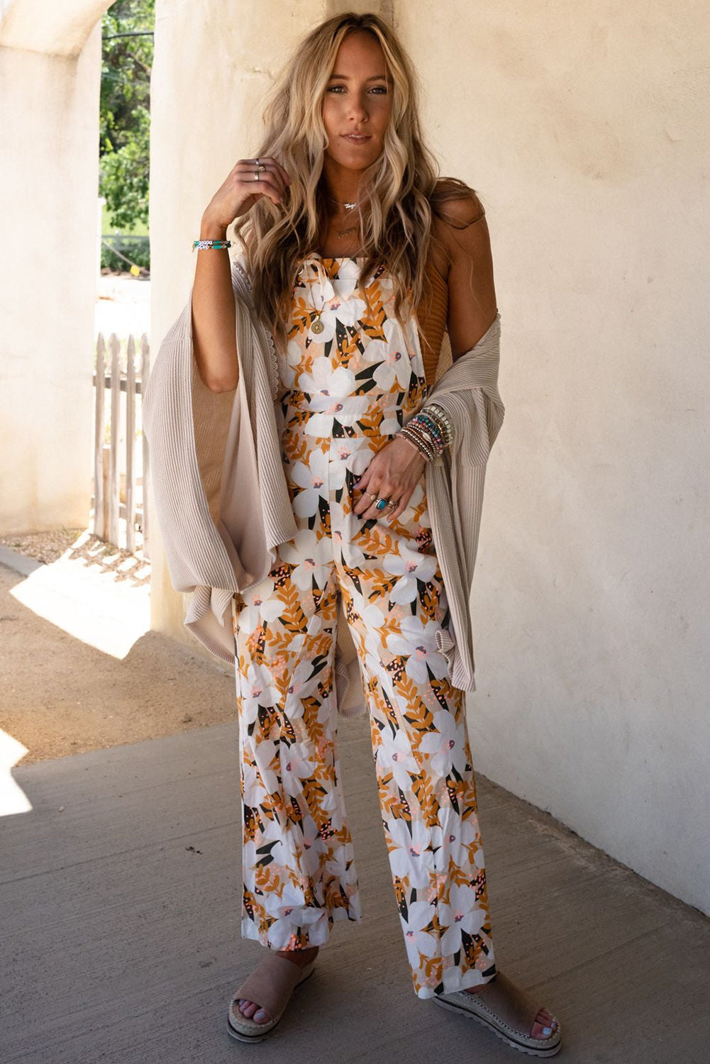 Women's Lace-Trim Ribbed Kimono Cardigan – Black or Apricot