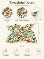 Botanical Berry Bow Scrunchie - hero view