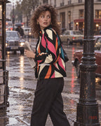 Abstract retro jacket alternate view