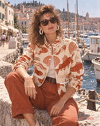 Terracotta fish jacket lifestyle view