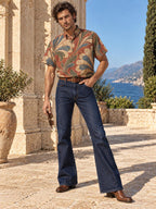 ByZaynCo Terracotta Baroque Slub Cotton Shirt | Short Sleeve — product image 15