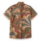 ByZaynCo Terracotta Baroque Slub Cotton Shirt | Short Sleeve — product image 17