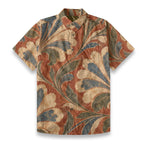 ByZaynCo Terracotta Baroque Slub Cotton Shirt | Short Sleeve — product image 18