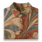 ByZaynCo Terracotta Baroque Slub Cotton Shirt | Short Sleeve — product image 19